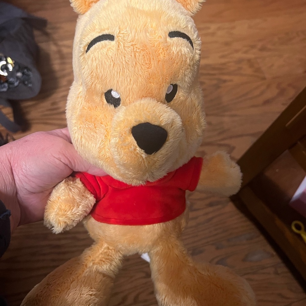 Disney Winnie the Pooh Plush with Red Shirt